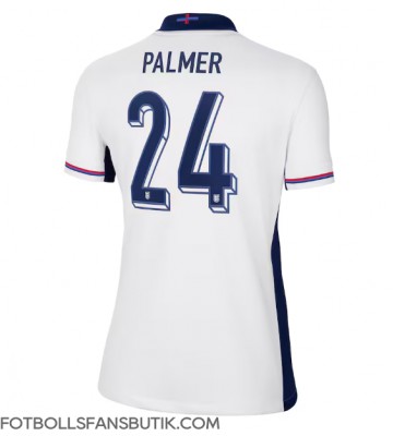 England Cole Palmer #24 Replika Hemmatröja Damer EM 2024 Kortärmad